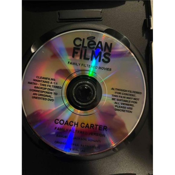 Rare Coach Carter DVD, Orginal DVD but Also Second DVD From CleanFilms Edited - Picture 2 of 8